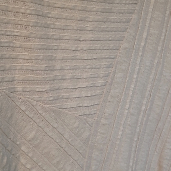 Anthropologie Sand Beige Textured A-line Sleeveless Midi Maxi Dress L Minimalist - Picture 9 of 16